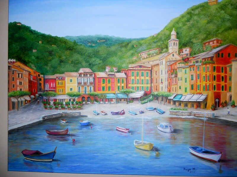 Portofino On The Italian Riviera Faye Matthews Fine Art